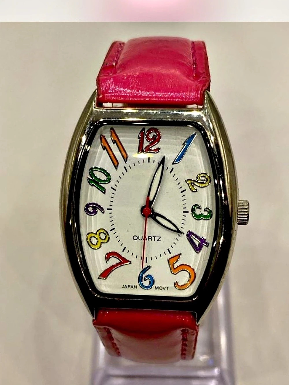 Ladies ^^^ Fuchsia & Silver Quartz Watch ^^^ Japan Movement ***